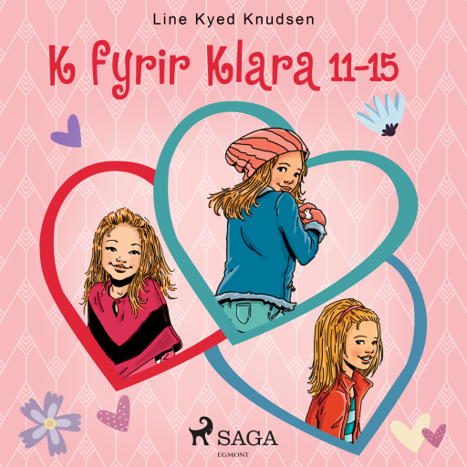 Portada del audiolibro «K fyrir Klara 11-15», de Line Kyed Knudsen