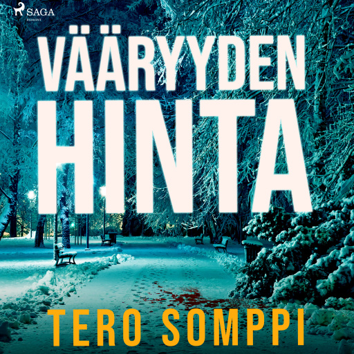 Portada del audiolibro «Vääryyden hinta», de Tero Somppi