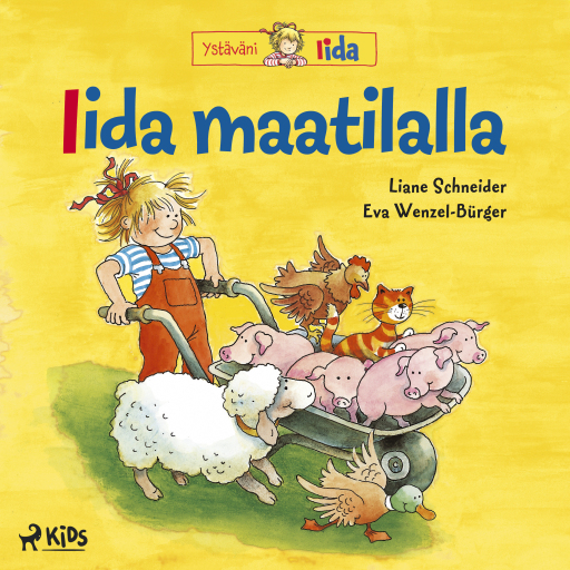Portada del audiolibro «Iida maatilalla», de Liane Schneider