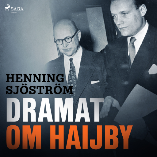 Portada del audiolibro «Dramat om Haijby», de Henning Sjöström