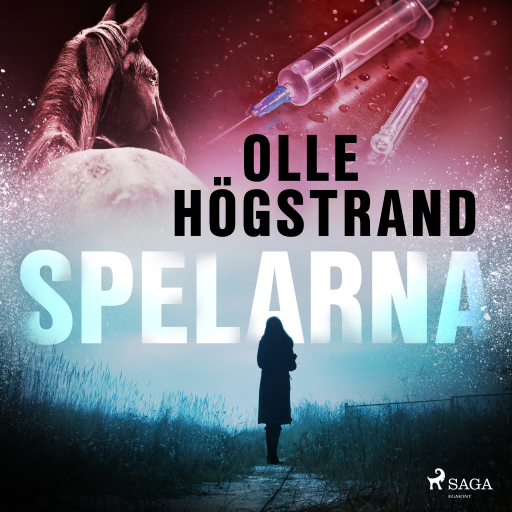 Portada del audiolibro «Spelarna», de Olle Högstrand