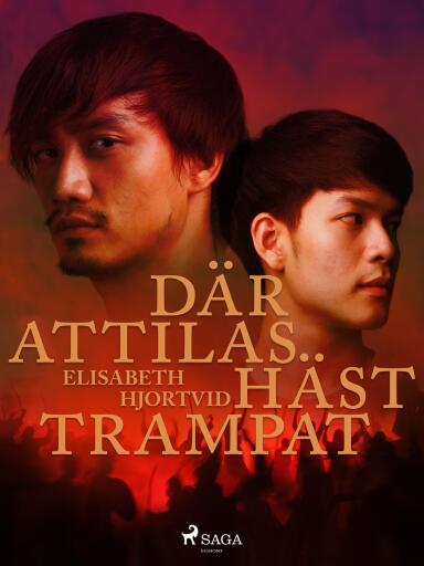 Portada del libro «Där Attilas häst trampat», de Elisabeth Hjortvid