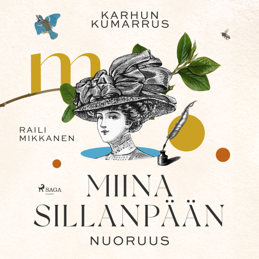 Portada del audiolibro «Karhun kumarrus. Miina Sillanpään nuoruus», de Raili Mikkanen