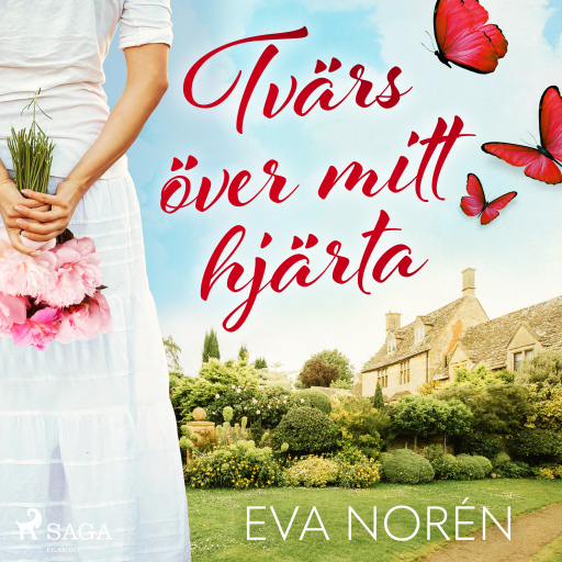 Portada del audiolibro «Tvärs över mitt hjärta», de Eva Norén