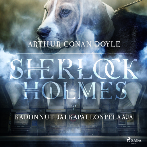 Portada del audiolibro «Kadonnut jalkapallonpelaaja», de Arthur Conan Doyle