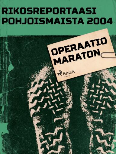 Portada del libro «Operaatio maraton», de Eri tekijöitä
