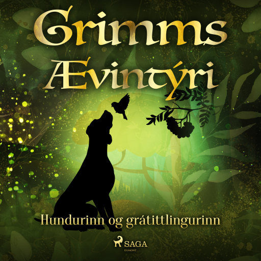 Portada del audiolibro «Hundurinn og grátittlingurinn», de Grimmsbræður