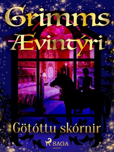 Portada del libro «Götóttu skórnir», de Grimmsbræður