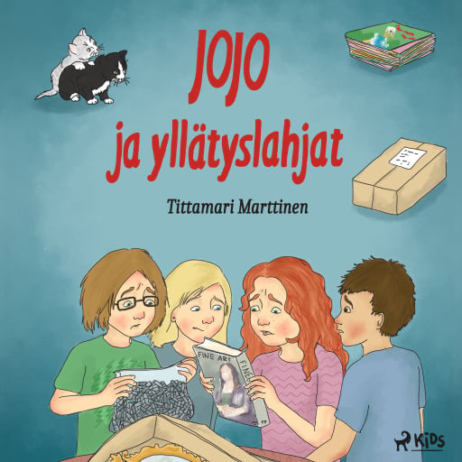Portada del audiolibro «Jojo ja yllätyslahjat», de Tittamari Marttinen