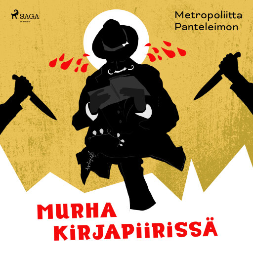 Portada del audiolibro «Murha kirjapiirissä», de Metropoliitta Panteleimon
