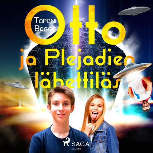 Portada del audiolibro «Otto ja Plejadien lähettiläs», de Tapani Bagge