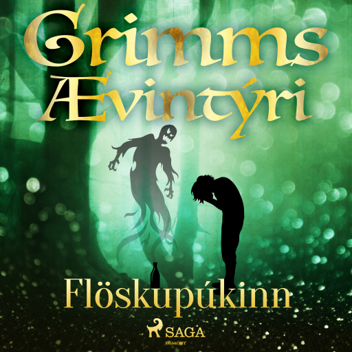 Portada del audiolibro «Flöskupúkinn», de Grimmsbræður