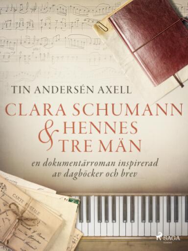 Portada del libro «Clara Schumann och hennes tre män», de Tin Andersén Axell
