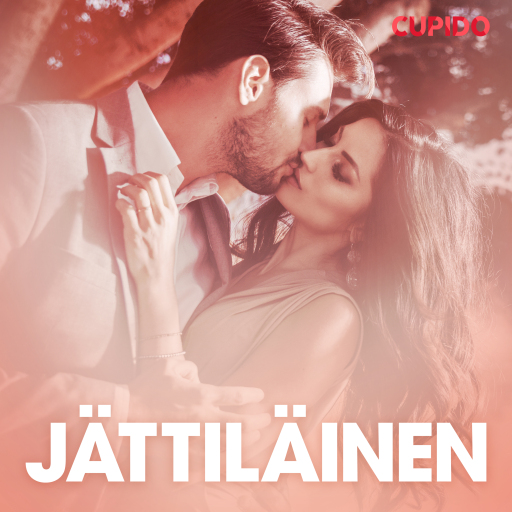 Portada del audiolibro «Jättiläinen – eroottinen novelli», de Cupido