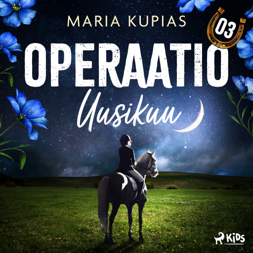 Portada del audiolibro «Operaatio Uusikuu», de Maria Kupias