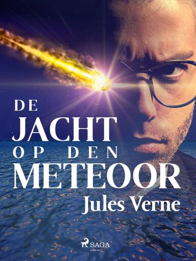 Portada del libro «De jacht op den meteoor», de Jules Verne