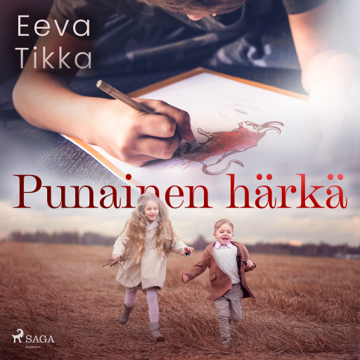 Portada del audiolibro «Punainen härkä», de Eeva Tikka