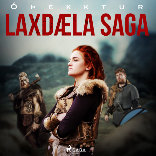 Portada del audiolibro «Laxdæla saga», de Óþekktur