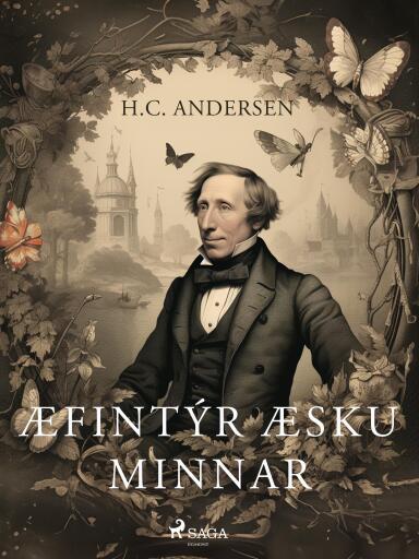 Portada del libro «Æfintýr æsku minnar», de H.C. Andersen