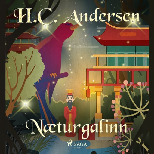 Portada del audiolibro «Næturgalinn», de H. C. Andersen