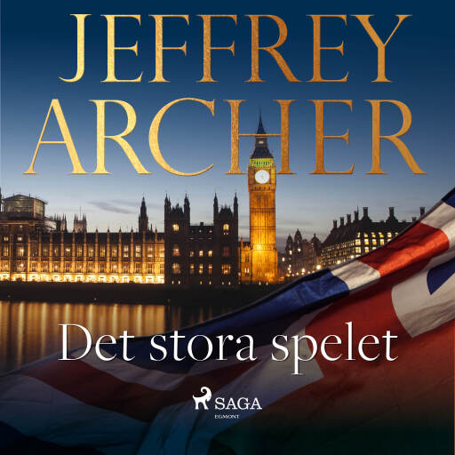 Portada del audiolibro «Det stora spelet», de Jeffrey Archer