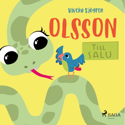 Portada del audiolibro «Olsson till salu», de Viveka Sjögren