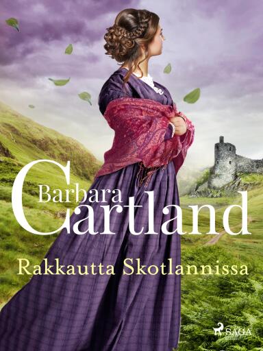 Portada del libro «Rakkautta Skotlannissa», de Barbara Cartland