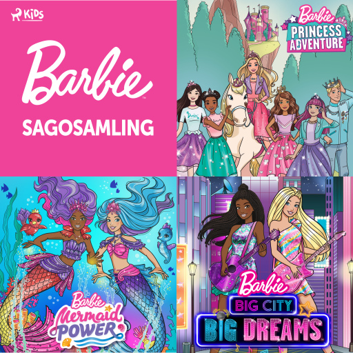 Portada del audiolibro «Barbie - Sagosamling», de Mattel