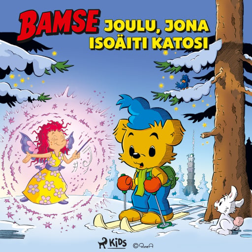 Portada del audiolibro «Bamse – Joulu, jona isoäiti katosi», de Susanne Adolfsson