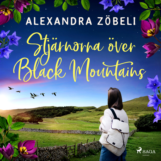 Portada del audiolibro «Stjärnorna över Black Mountains», de Alexandra Zöbeli