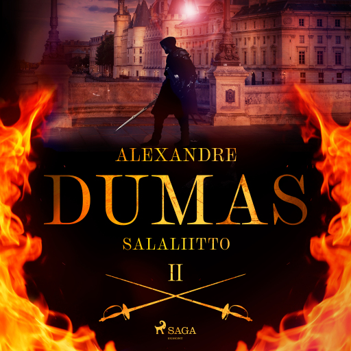 Portada del audiolibro «Salaliitto», de Alexandre Dumas