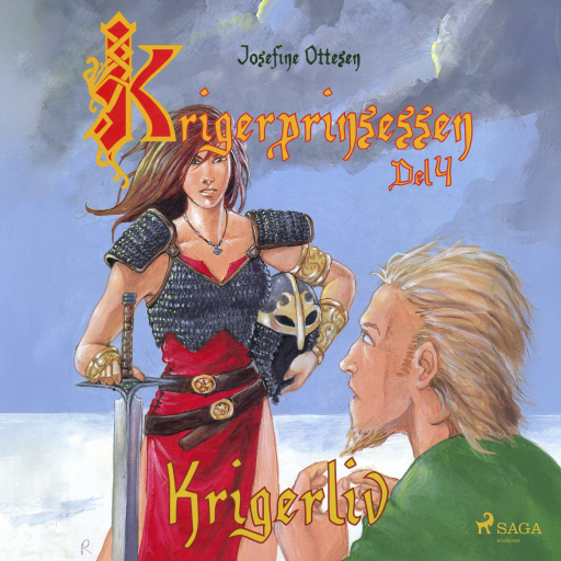 Portada del audiolibro «Krigerprinsessen 4. Krigerliv», de Josefine Ottesen