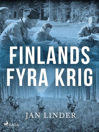Portada del libro «Finlands fyra krig», de Jan Linder