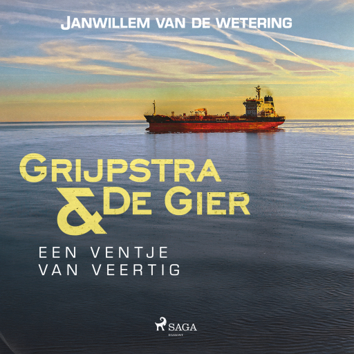 Portada del audiolibro «Een ventje van veertig», de Janwillem van de Wetering