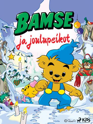 Portada del libro «Bamse ja joulupeikot», de Susanne Adolfsson