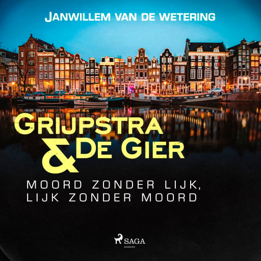 Portada del audiolibro «Moord zonder lijk, lijk zonder moord», de Janwillem van de Wetering