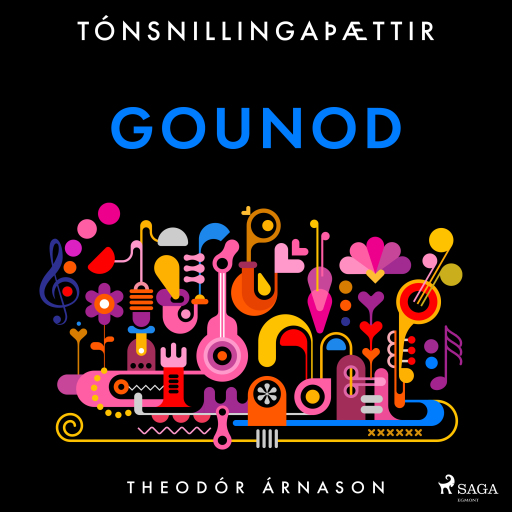 Portada del audiolibro «Tónsnillingaþættir: Gounod», de Theódór Árnason
