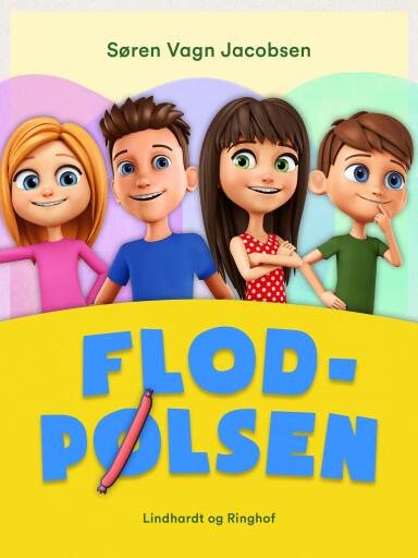 Portada del libro «Flodpølsen», de Søren Vagn Jacobsen