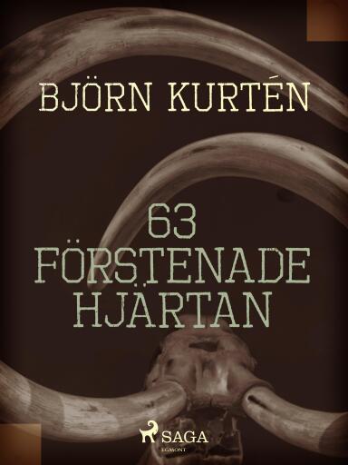 Portada del libro «63 förstenade hjärtan», de Björn Kurtén