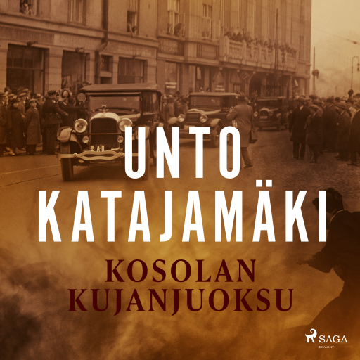 Portada del audiolibro «Kosolan kujanjuoksu», de Unto Katajamäki