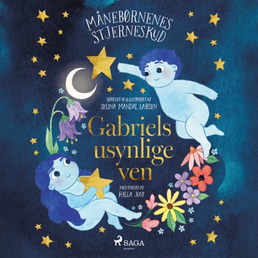 Portada del audiolibro «Gabriels usynlige ven», de Selina Mandal Larsen