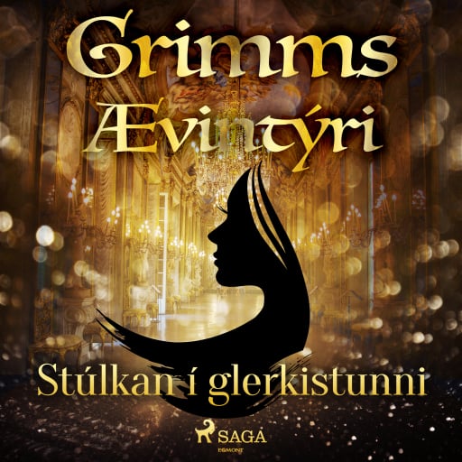 Portada del audiolibro «Stúlkan í glerkistunni», de Grimmsbræður