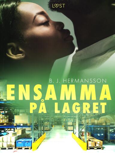 Portada del libro «Ensamma på lagret - erotisk novell», de B. J. Hermansson