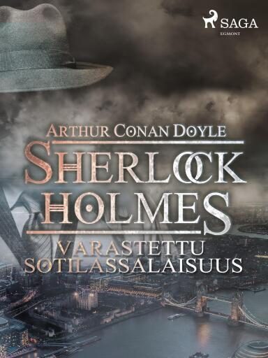 Portada del libro «Varastettu sotilassalaisuus», de Arthur Conan Doyle