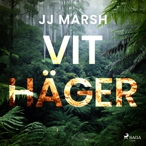 Portada del audiolibro «Vit häger», de JJ Marsh