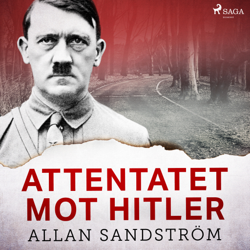 Portada del audiolibro «Attentatet mot Hitler», de Allan Sandström