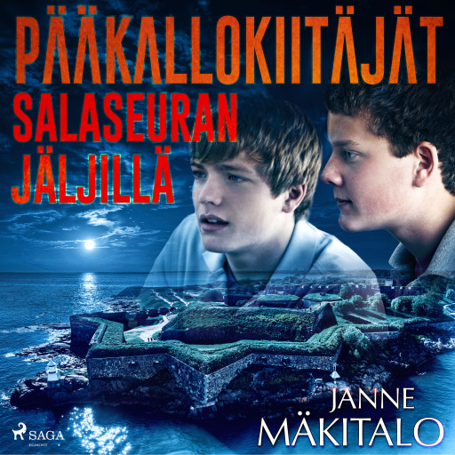Portada del audiolibro «Pääkallokiitäjät salaseuran jäljillä», de Janne Mäkitalo