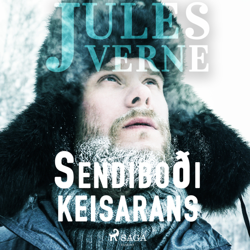 Portada del audiolibro «Sendiboði keisarans», de Jules Verne
