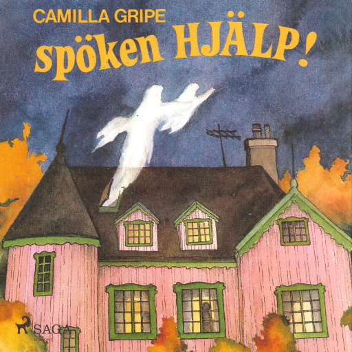 Portada del audiolibro «Spöken hjälp!», de Camilla Gripe