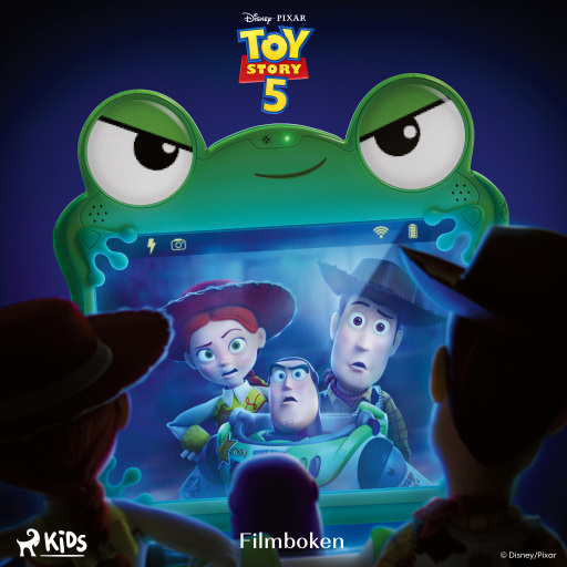 Portada del audiolibro «Toy Story 5: Filmboken», de Disney